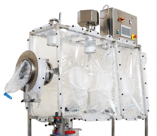 Flexible weighing and dispensing isolator_tot