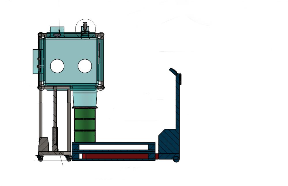 Drum Liquid Dispensing Flexible Isolator by CSV Containment