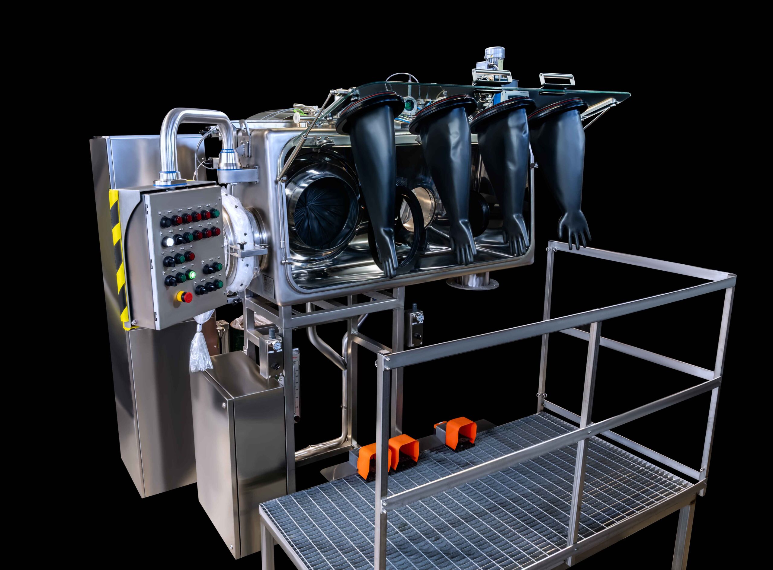HPAPI Containment: DIT® Double Iris System and Inflatable Ring.