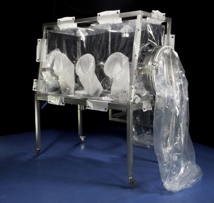 dispensing_glove_box_telescopic_csv HPAPI R&D dispensing glove box telescopic