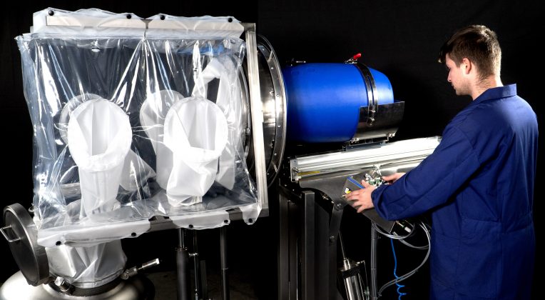 flexible Isolator and lifter during a test