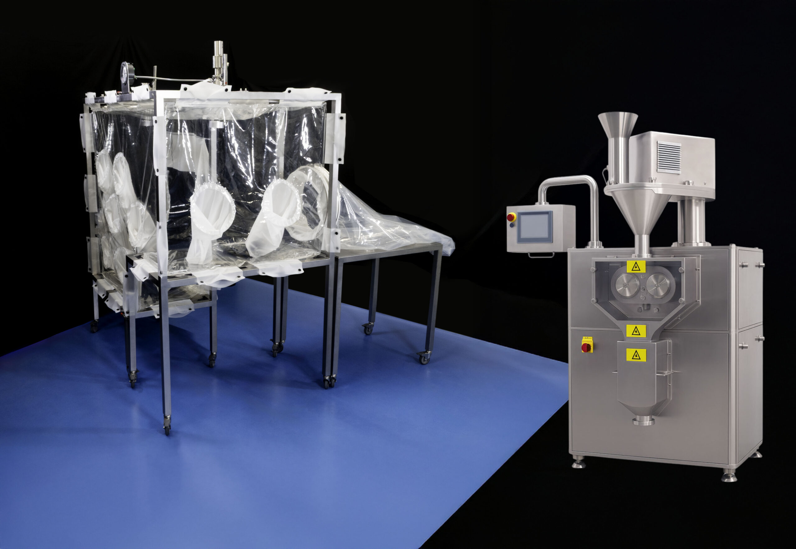 How to contain a Roller Compactor. Roller Compactor Isolator