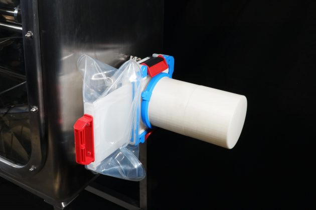 bag out valve and canister