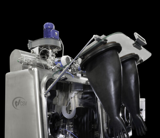 reactor charging glove box double chamber